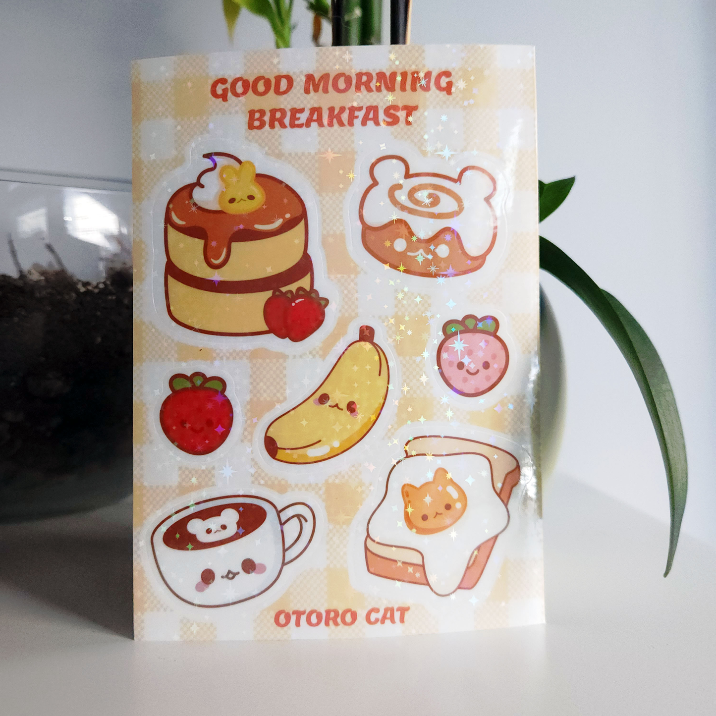 Kawaii Breakfast Sticker Sheet