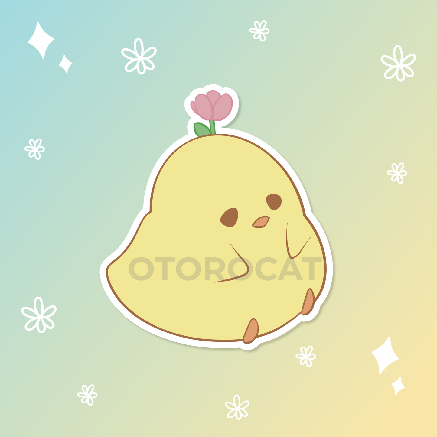 Lil Yellow Chicken Sticker