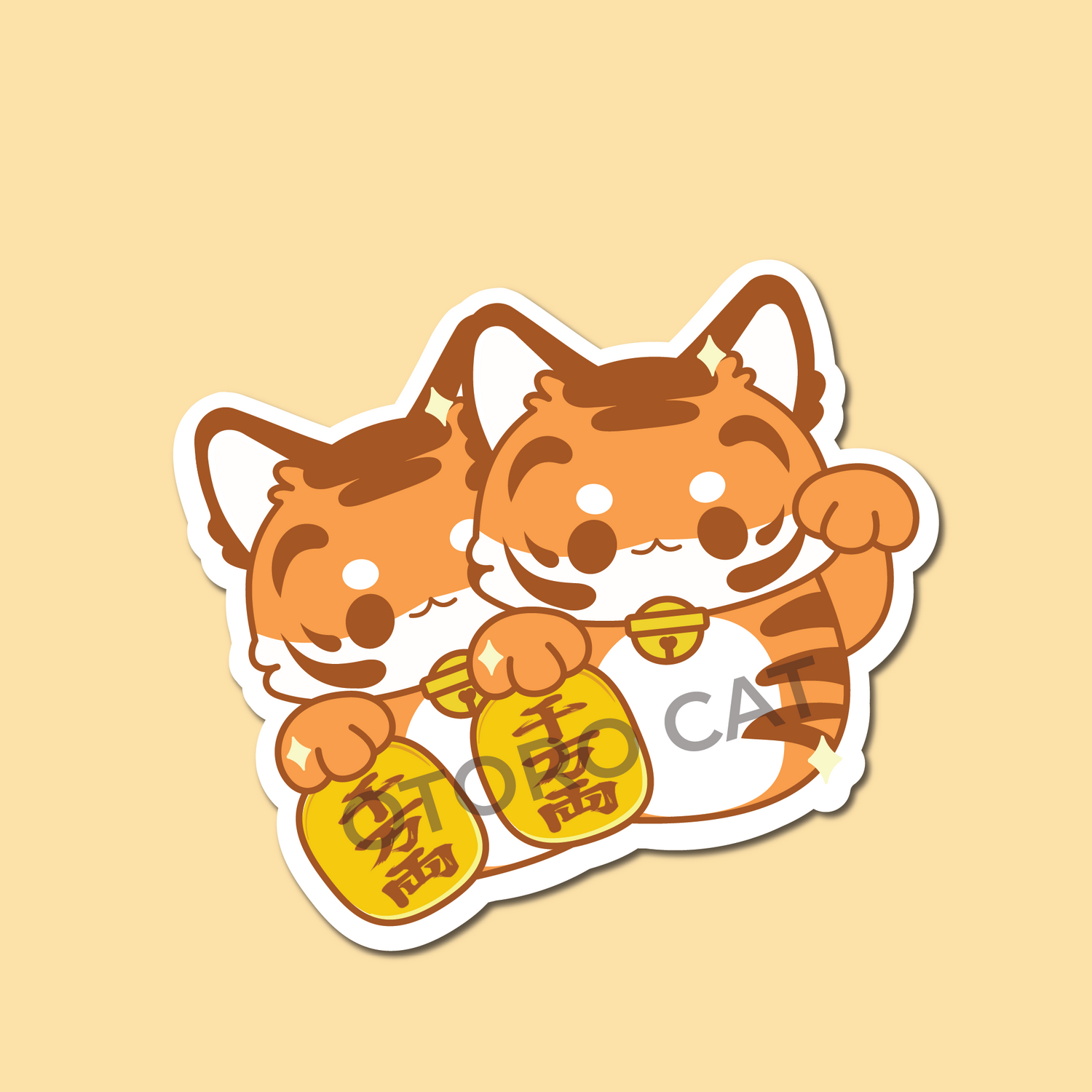 year of the tiger, chinese new year, new year asian, new year chinese, lucky cat, adorable tiger, cute tiger, kawaii tiger, cute art prints, art print of office, art print for baby, kawaii aesthetic art, kawaii art
