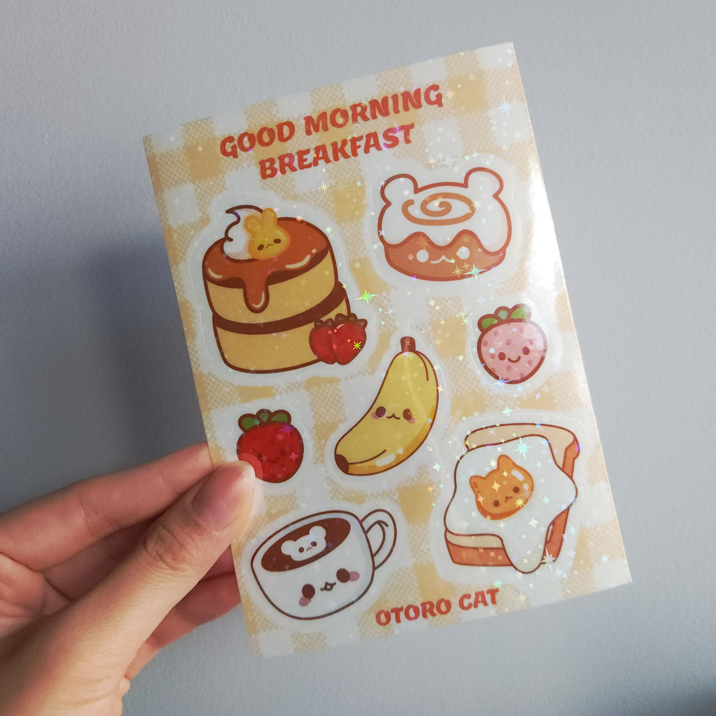 Kawaii Breakfast Sticker Sheet
