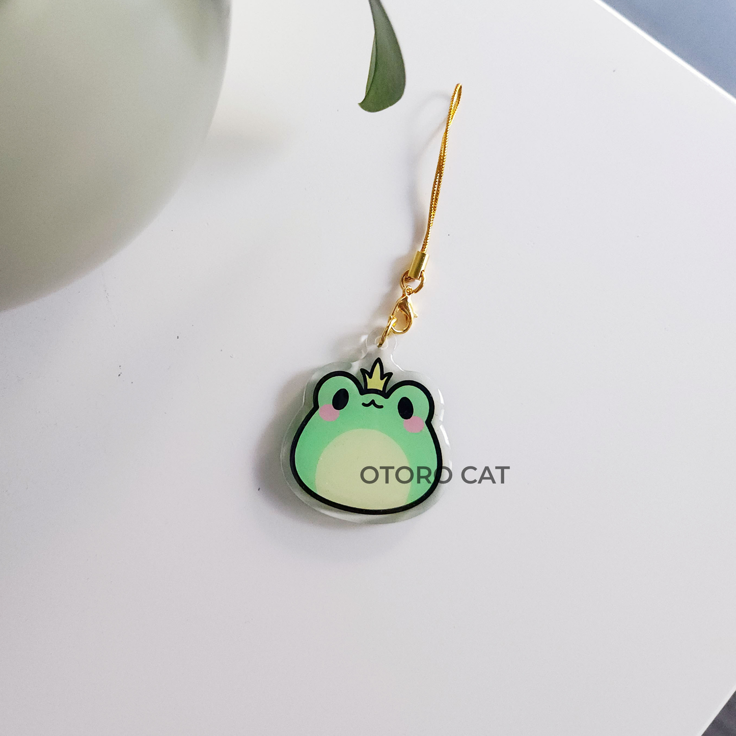 Prince Frog Phone Charm - Rule Your Accessories with Regal Charm