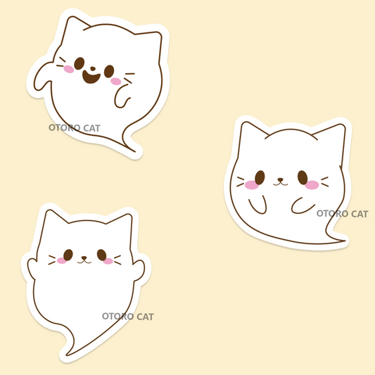 Cat Ghost Stickers